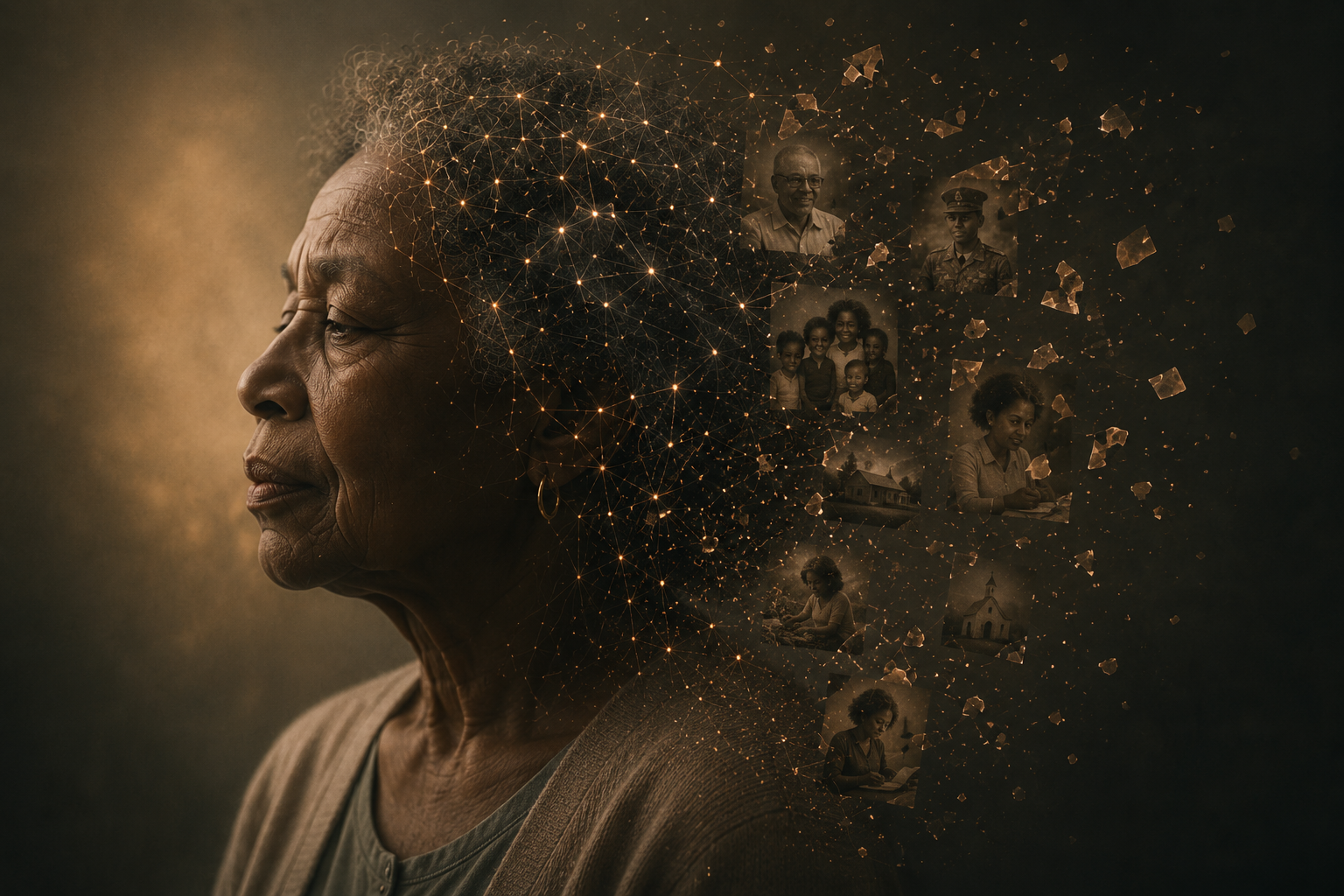 Fading memories representing dementia
