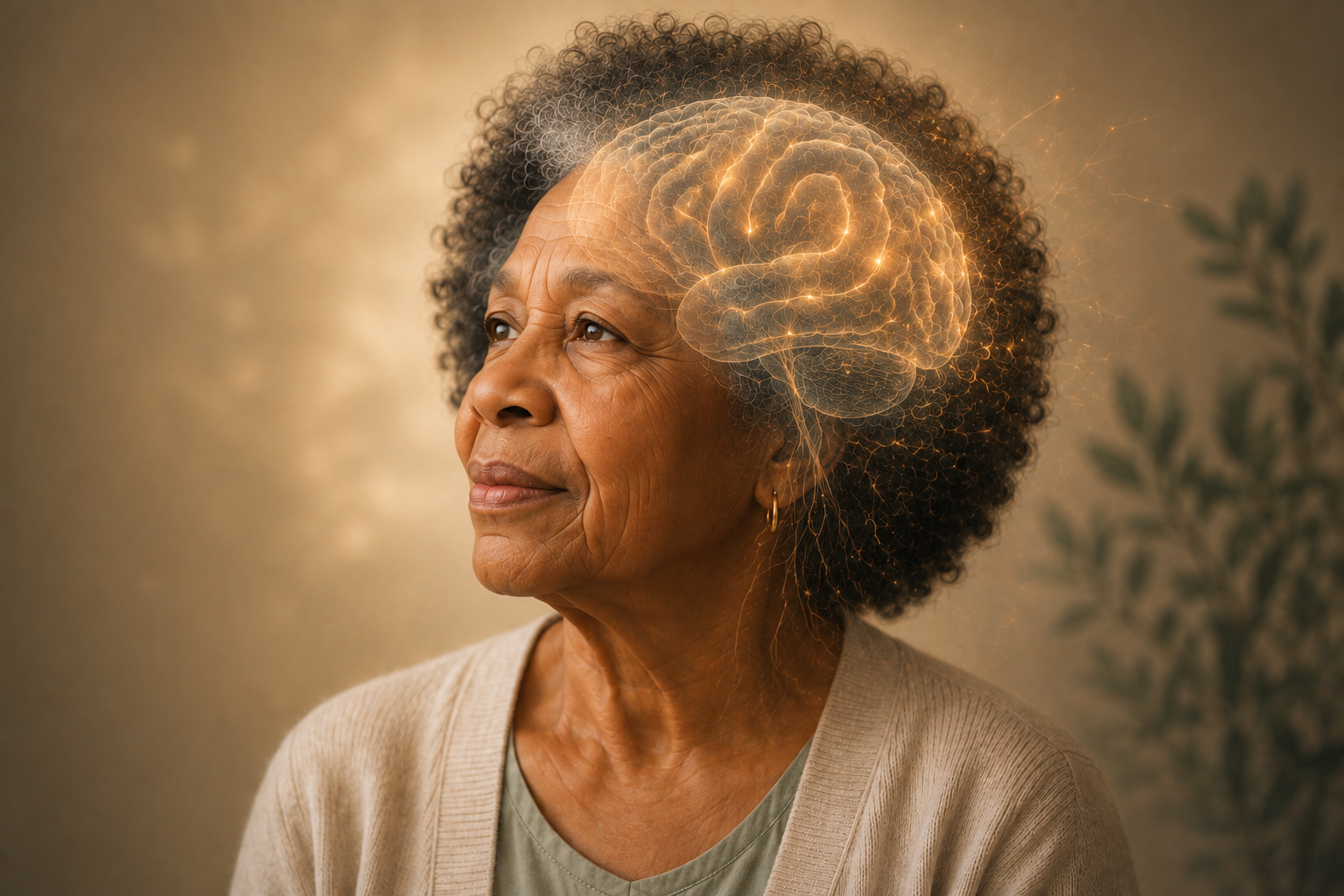 A visual representation of memories within the mind